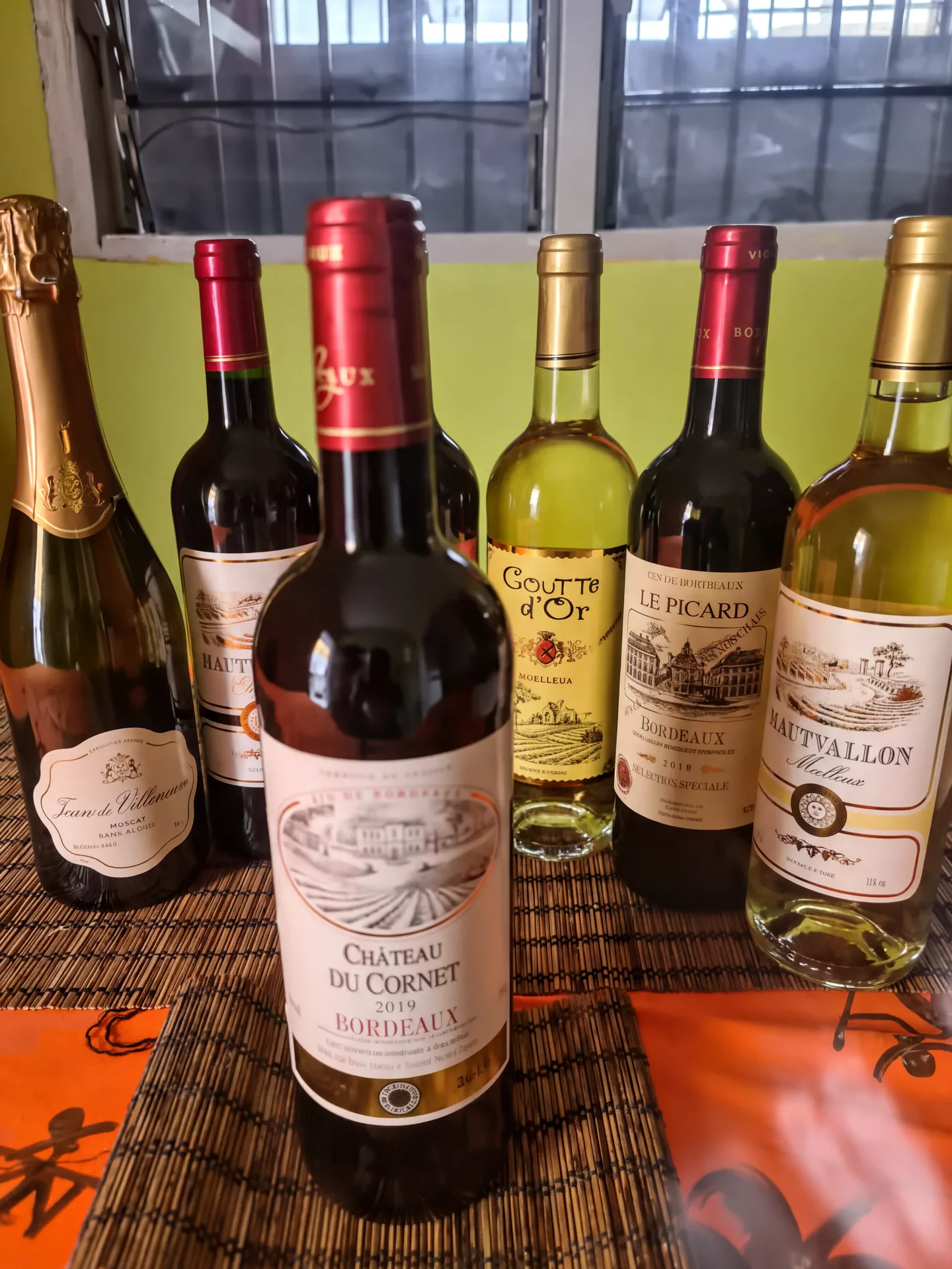 Sélection de boissons